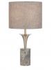 RENARA GREY MARBLE NICKEL TABLE LAMP